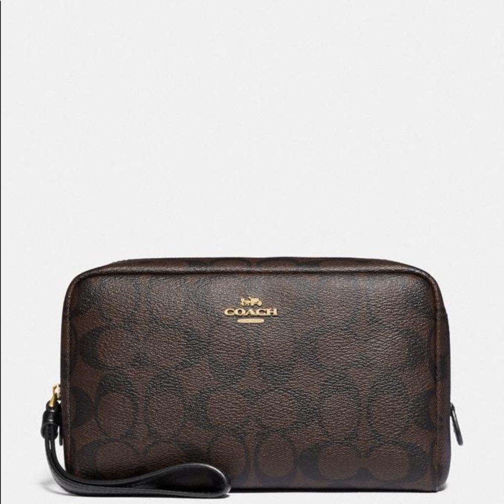 Boxy Cosmetic Case In Signature Canvas